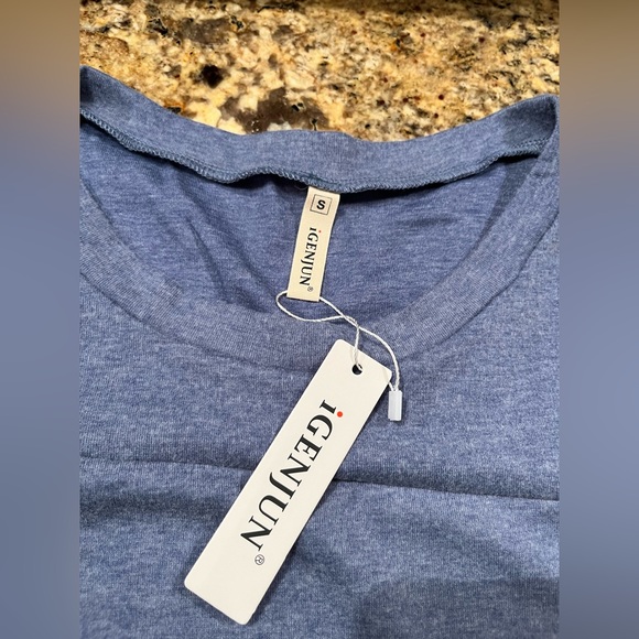 NWT Tunic Long Sleeve Button Dress - Picture 8 of 9